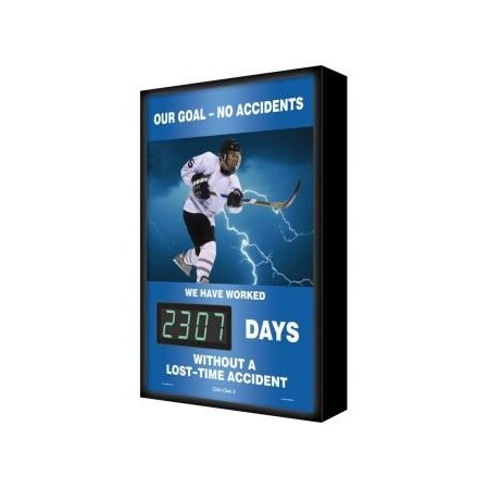 Accuform BACKLIT DIGIDAY 3 ELECTRONIC SCF307 SCF307